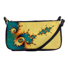 Fractal Art Fractals Digital Art Shoulder Clutch Bag by Uceng