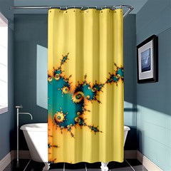 Fractal Art Fractals Digital Art Shower Curtain 36  X 72  (stall)  by Uceng