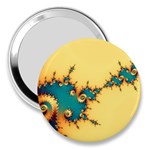 Fractal Art Fractals Digital Art 3  Handbag Mirrors Front