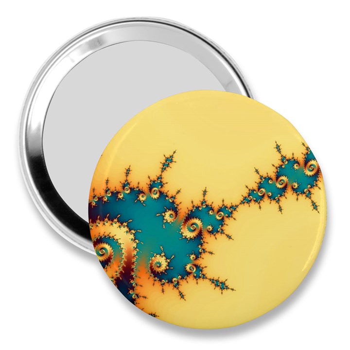 Fractal Art Fractals Digital Art 3  Handbag Mirrors