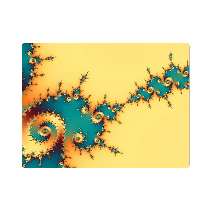 Fractal Art Fractals Digital Art One Side Premium Plush Fleece Blanket (Mini)