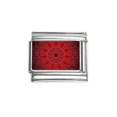 Red Wallpaper Mandala Pattern Art Italian Charm (9mm)