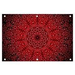 Red Wallpaper Mandala Pattern Art Banner And Sign 6  X 4 