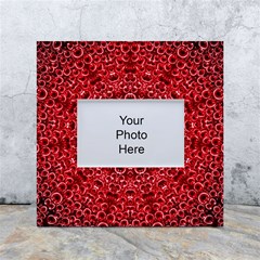 Red Wallpaper Mandala Pattern Art White Box Photo Frame 4  X 6 