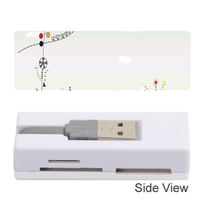 Abstract Memory Card Reader (Stick)