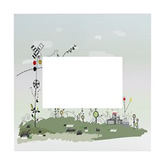 Abstract White Box Photo Frame 4  X 6 