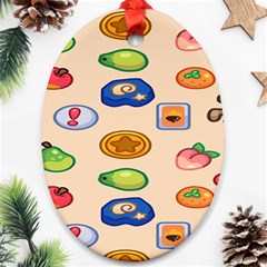 Acnh Wallpaper Oval Ornament (two Sides) by artworkshop