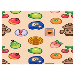 Acnh Wallpaper One Side Premium Plush Fleece Blanket (extra Small)