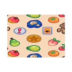 Acnh Wallpaper One Side Premium Plush Fleece Blanket (mini)