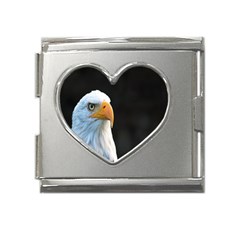 Bird Mega Link Heart Italian Charm (18mm) by artworkshop