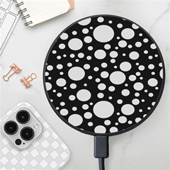 Black Circle Pattern Wireless Fast Charger(black)