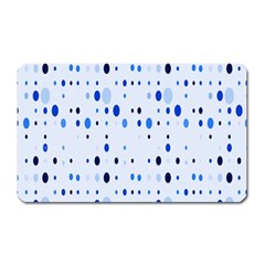 Blue Circle Pattern Magnet (rectangular) by artworkshop