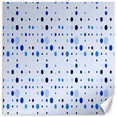 Blue Circle Pattern Canvas 20  X 20  by artworkshop