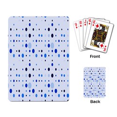 Blue Circle Pattern Playing Cards Single Design (rectangle) by artworkshop