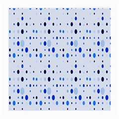 Blue Circle Pattern Medium Glasses Cloth by artworkshop