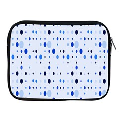 Blue Circle Pattern Apple Ipad 2/3/4 Zipper Cases by artworkshop