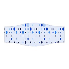 Blue Circle Pattern Stretchable Headband by artworkshop