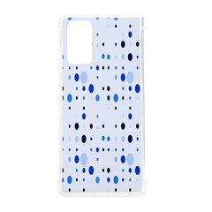 Blue Circle Pattern Samsung Galaxy Note 20 Tpu Uv Case by artworkshop