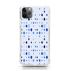 Blue Circle Pattern Iphone 11 Pro Max 6 5 Inch Tpu Uv Print Case by artworkshop