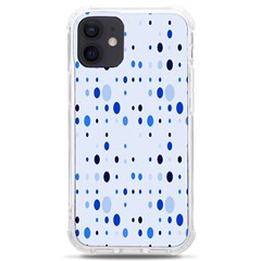 Blue Circle Pattern Iphone 12 Mini Tpu Uv Print Case	 by artworkshop