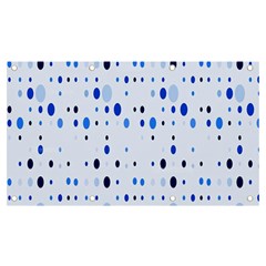 Blue Circle Pattern Banner And Sign 7  X 4  by artworkshop