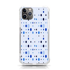 Blue Circle Pattern Iphone 11 Pro 5 8 Inch Tpu Uv Print Case by artworkshop