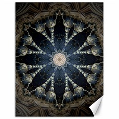 Mandala Ornament Background Canvas 18  X 24  by Uceng