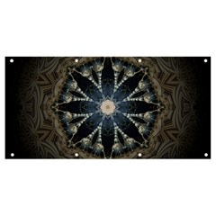 Mandala Ornament Background Banner And Sign 8  X 4  by Uceng