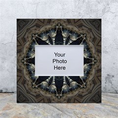 Mandala Ornament Background White Box Photo Frame 4  X 6  by Uceng