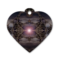 Fantasy Science Fiction Portal Dog Tag Heart (one Side) by Uceng