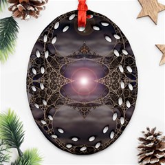 Fantasy Science Fiction Portal Ornament (oval Filigree) by Uceng