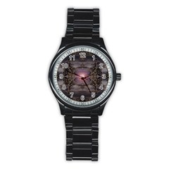 Fantasy Science Fiction Portal Stainless Steel Round Watch by Uceng