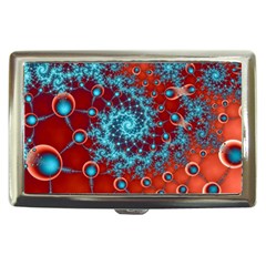 Fractal Pattern Background Cigarette Money Case by Uceng