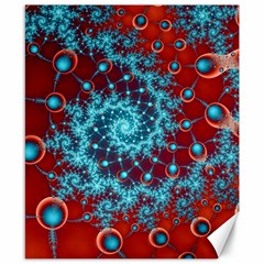 Fractal Pattern Background Canvas 8  X 10  by Uceng