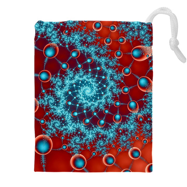 Fractal Pattern Background Drawstring Pouch (4XL)