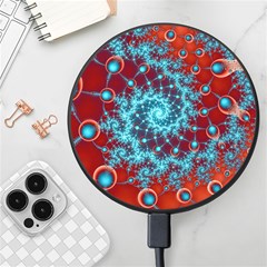 Fractal Pattern Background Wireless Fast Charger(black)