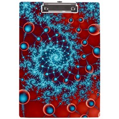 Fractal Pattern Background A4 Acrylic Clipboard by Uceng