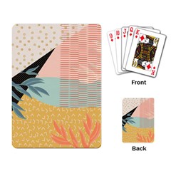 Leaves Pattern Design Colorful Playing Cards Single Design (rectangle) by Uceng