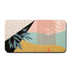 Leaves Pattern Design Colorful Medium Bar Mat by Uceng