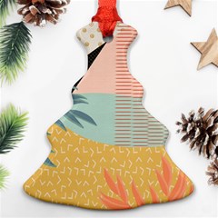 Leaves Pattern Design Colorful Ornament (Christmas Tree) 