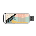 Leaves Pattern Design Colorful Portable USB Flash (Two Sides) Front