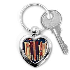 Books Shelf Library Book Shelf Key Chain (heart) by Uceng