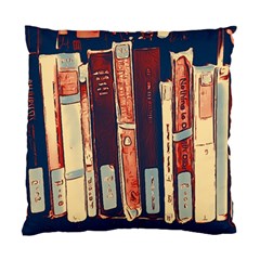 Books Shelf Library Book Shelf Standard Cushion Case (one Side) by Uceng