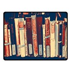 Books Shelf Library Book Shelf Fleece Blanket (Small) 45 x34  Blanket Front