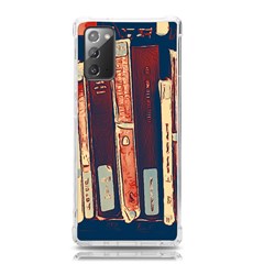 Books Shelf Library Book Shelf Samsung Galaxy Note 20 Tpu Uv Case by Uceng