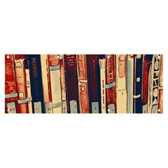 Books Shelf Library Book Shelf Banner And Sign 8  X 3  by Uceng