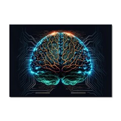 Brain Mind Technology Circuit Board Layout Patterns Sticker A4 (100 Pack) by Uceng