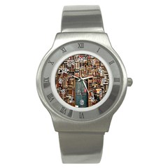 Books Stainless Steel Watch by artworkshop