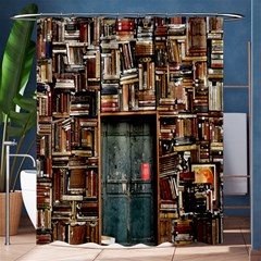 Books Shower Curtain 60  X 72  (medium) 