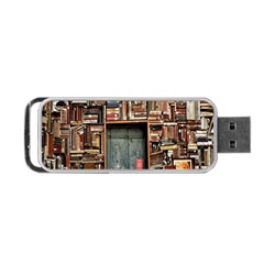 Books Portable Usb Flash (one Side) by artworkshop